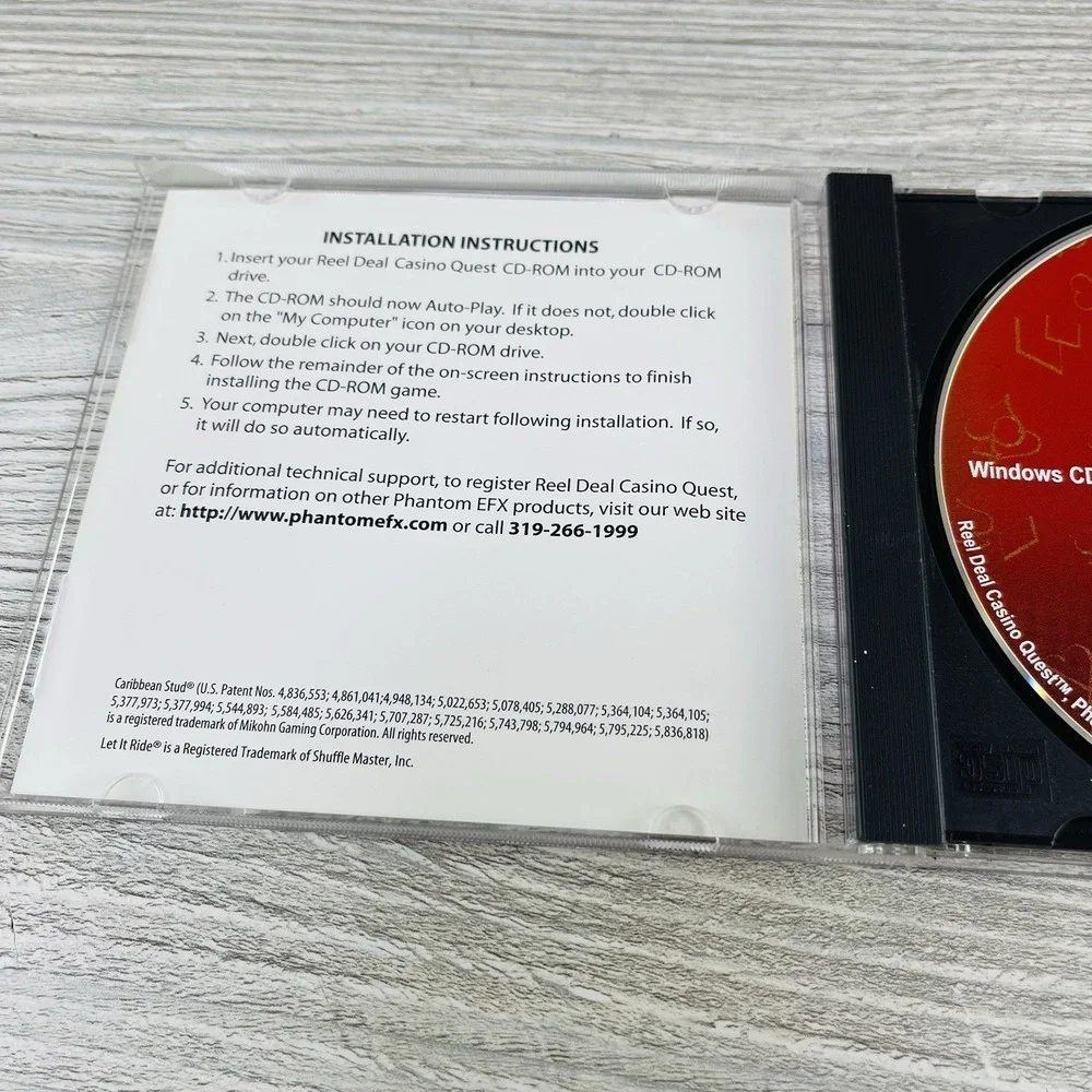 Reel Deal Casino Quest (PC CD ROM, 2002) Complete!  Tested Works - Picture 7 of 12